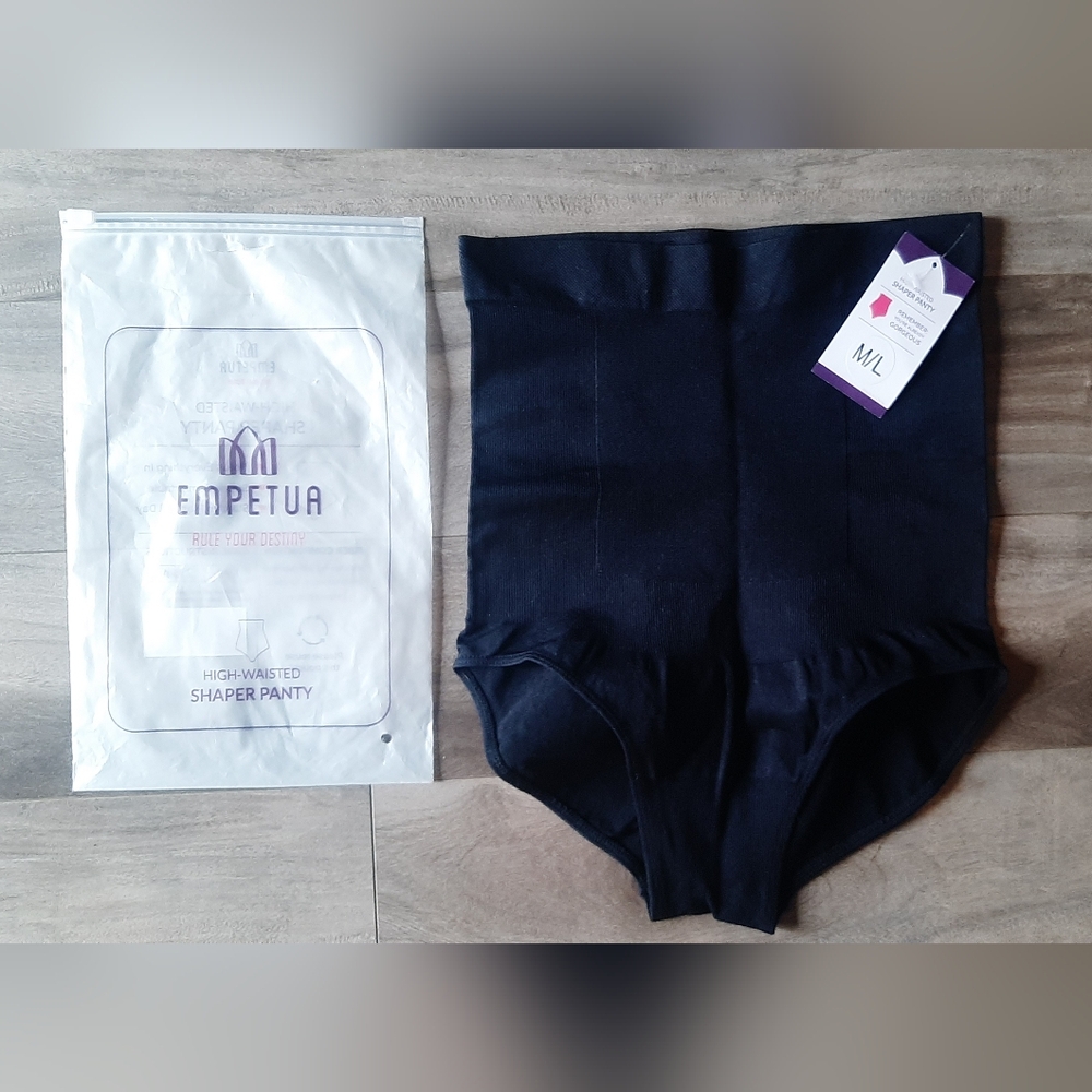 Empetua By Shapermint High Waisted Shaper Panty M/L Black